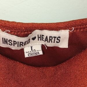 Inspired Hearts Rust Top